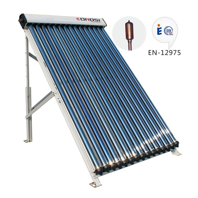 Evacuated tube Heat pipe solar collector
