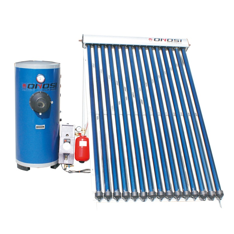 Split pressurized solar water heater