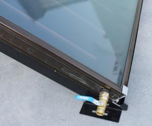 Pre-heated flat plate solar water heater